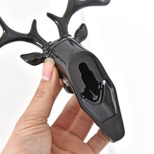 Load image into Gallery viewer, Wall Hanging Hook Three-dimensional Antlers American Wall Decoration Hook Creative Deer Head Wall hook seamless Key Wall Hook
