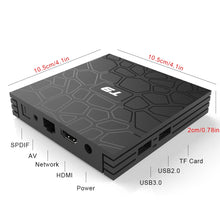 Load image into Gallery viewer, T9 4GB 64GB RK3328 Quad Core Smart Android 8.1 TV BOX Bluetooth4.0 H2.65 4K 2.4GHz/5GHz WIFI Set-top box Media Player
