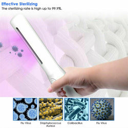 Mini Ultraviolet Sanitizer Handheld UV Light Disinfection Lamp for Home Office Travel Portable Sterilizer Mites Lights