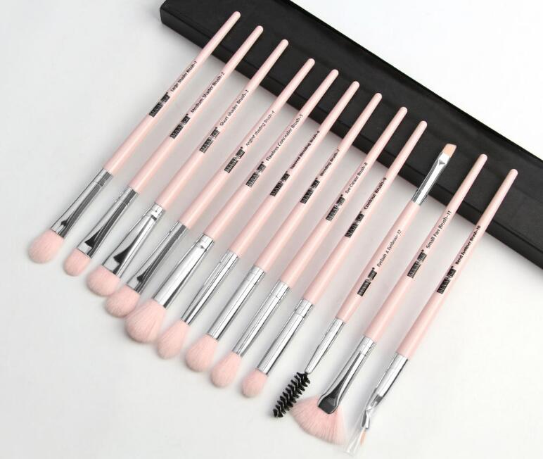 Makeup Brushes Set 12 pcs/lot Eye Shadow Blending Eyeliner Eyelash Eyebrow Brushes For Makeup