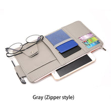 Load image into Gallery viewer, IKSNAIL Car Sun Visor Bill Pen Business Card Holder CD DVD Organizer Storage Box Sunglasses Clip Stowing Tidying Car Accessories
