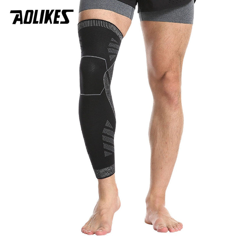 AOLIKES Knee Protector Elastic Knee Support Brace for Running, Basketball, Volleyball, Football,Cycling Knee Pads