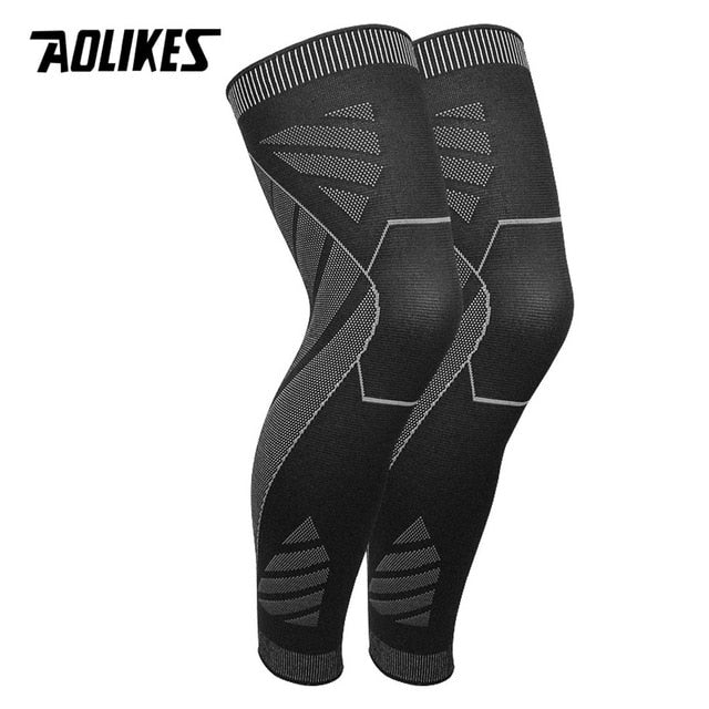 AOLIKES Knee Protector Elastic Knee Support Brace for Running, Basketball, Volleyball, Football,Cycling Knee Pads