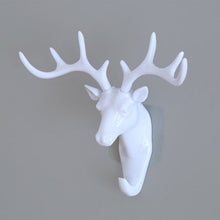 Load image into Gallery viewer, Wall Hanging Hook Three-dimensional Antlers American Wall Decoration Hook Creative Deer Head Wall hook seamless Key Wall Hook
