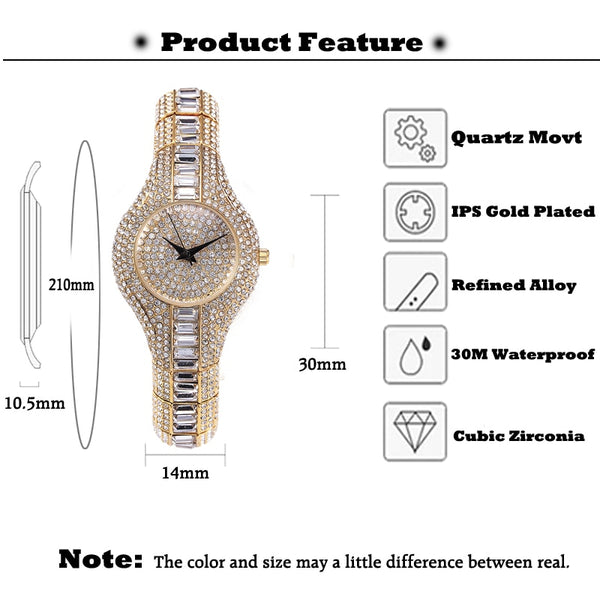 ⭐️⭐️⭐️⭐️⭐️ MISSFOX V196 30mm Small Womens Watch Shockproof Waterproof Luxury Ladies Ar Metal Watch bracelets Rhinestone Bu Cheap Chinese Watches