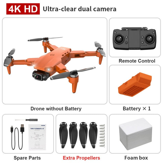 L900 pro 4K HD dual camera with GPS 5G WIFI FPV real-time transmission brushless motor rc distance 1.2km professional drone