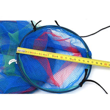 Load image into Gallery viewer, LEO Colorful 3 Layers Collapsible Fishing Net Basket to Keep Fish Alive in the Water 65cm
