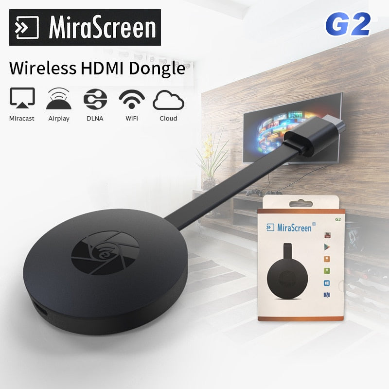 G2 Wireless AIR Play Wifi display hdmi dongle mirascreen TV stick mirroring Receiver Support IOS Android miracast For Iphone