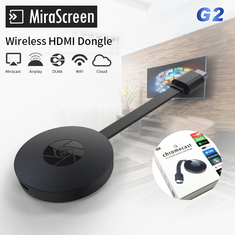 G2 Wireless AIR Play Wifi display hdmi dongle mirascreen TV stick mirroring Receiver Support IOS Android miracast For Iphone