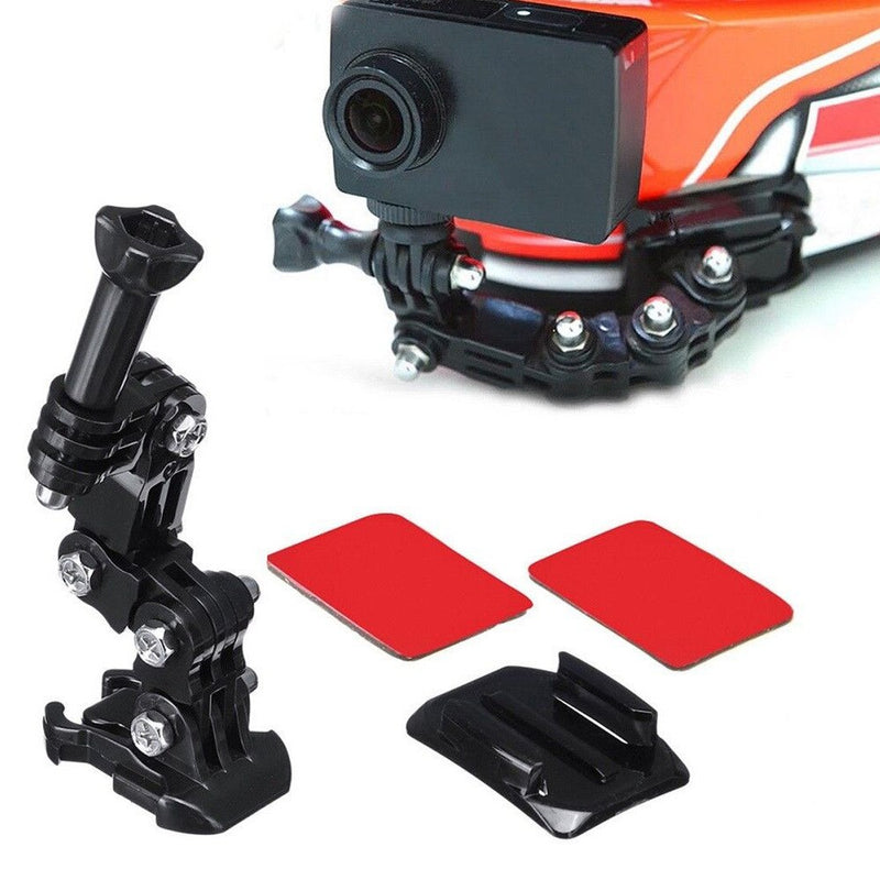 Motorcycle Helmet Mount Curved Adhesive Arm For Xiaomi yi 4K Gopro Hero 8 7 6 5 4 SJCAM sj4000 Eken H9 Action Camera Accessories