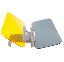 Load image into Gallery viewer, 2 in 1 car day and night anti glare sun visor
