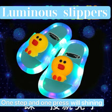 Load image into Gallery viewer, Light Up Slippers Children LED  Kids Slippers Baby Bathroom Sandals  Kids Shoes for Girl  Boys Flip Flops  Toddler

