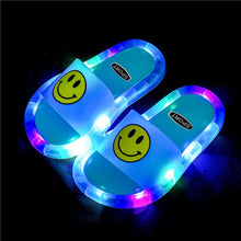 Load image into Gallery viewer, Light Up Slippers Children LED  Kids Slippers Baby Bathroom Sandals  Kids Shoes for Girl  Boys Flip Flops  Toddler
