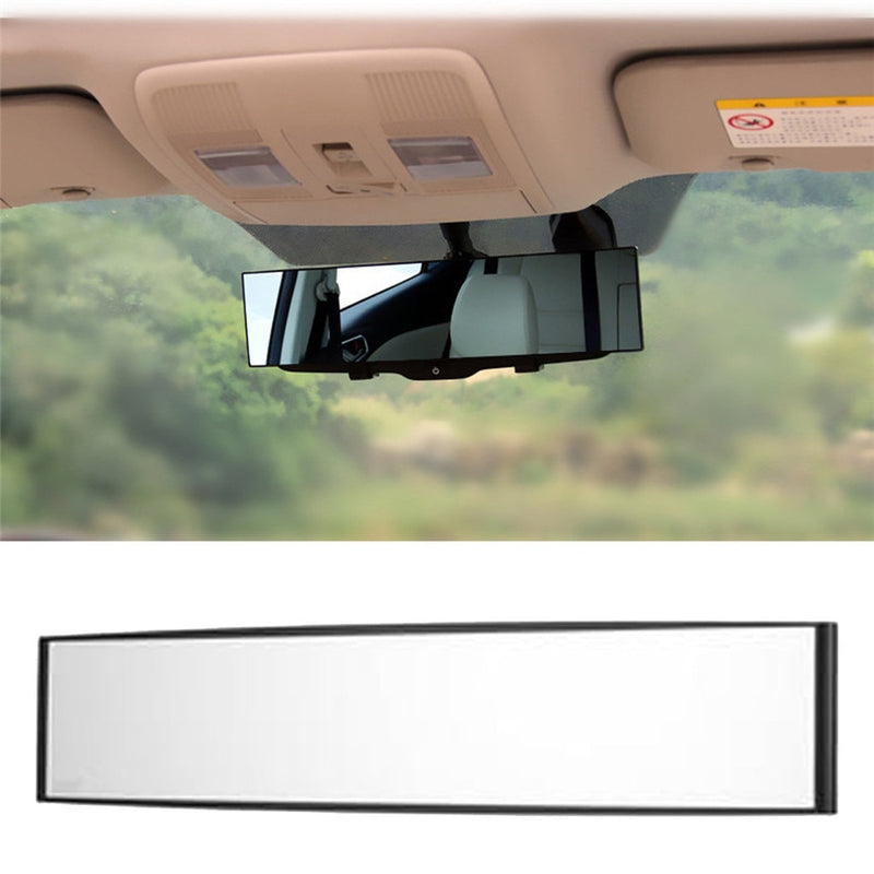 CARPRIE Car Mirror 1PC 300mm Wide Curve Inner Clip On Rear View Rearview Mirror Universal Car Truck