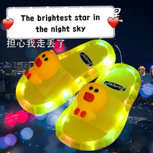 Load image into Gallery viewer, Light Up Slippers Children LED  Kids Slippers Baby Bathroom Sandals  Kids Shoes for Girl  Boys Flip Flops  Toddler
