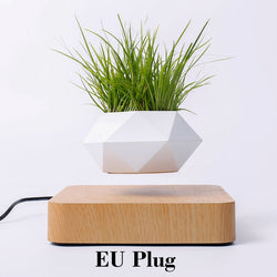 Hot Sale Levitating Air Bonsai Pot Rotation Planters Magnetic Levitation Suspension Flower Floating Pot Potted Plant Desk Decor