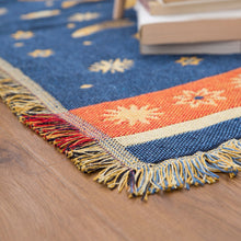 Load image into Gallery viewer, SJ Retro Sun Moon Aztec Navajo Bohemian Cotton Sofa Blanket for Adults Wall Hanging Decor Super Warm Soft
