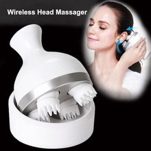 Load image into Gallery viewer, Waterproof Electric Head Massage Wireless Scalp Massager Prevent Hair Loss Body Deep Tissue Kneading
