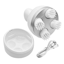 Load image into Gallery viewer, Waterproof Electric Head Massage Wireless Scalp Massager Prevent Hair Loss Body Deep Tissue Kneading
