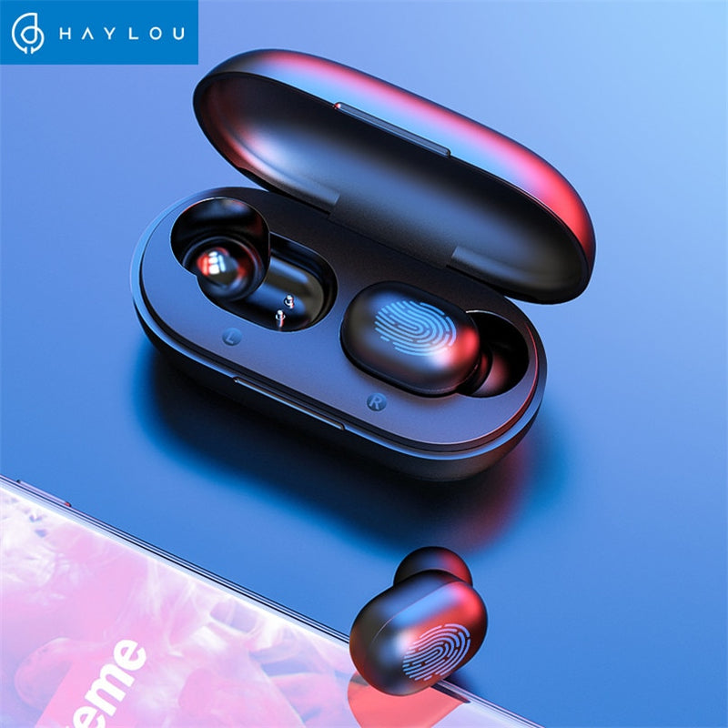 Haylou GT1 TWS Fingerprint Touch Bluetooth Earphones, HD Stereo Wireless Headphones,Noise Cancelling Gaming Headset