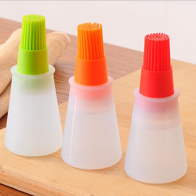 Silicone Oil Brush Baking Brushes Liquid Oil Pen Cake Butter Bread Pastry Brush BBQ Utensil Safety Basting Brush Kitchen Tools